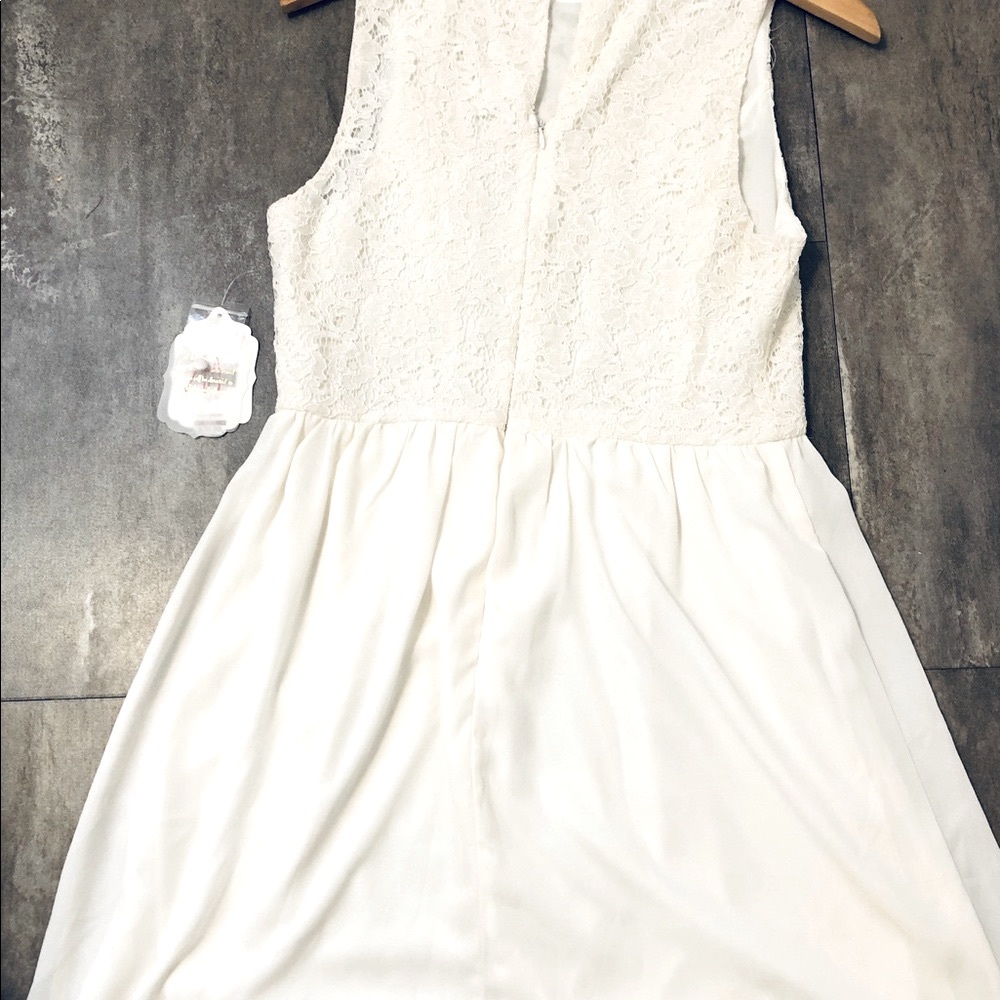 Party Dress Altar’d State Women’s Dress Size M Cream - Picture 2 of 6